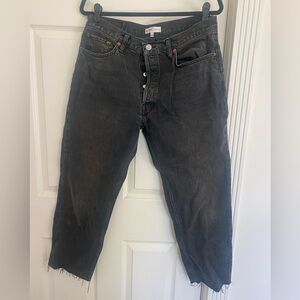 Re/Done black jeans. Size 32.
